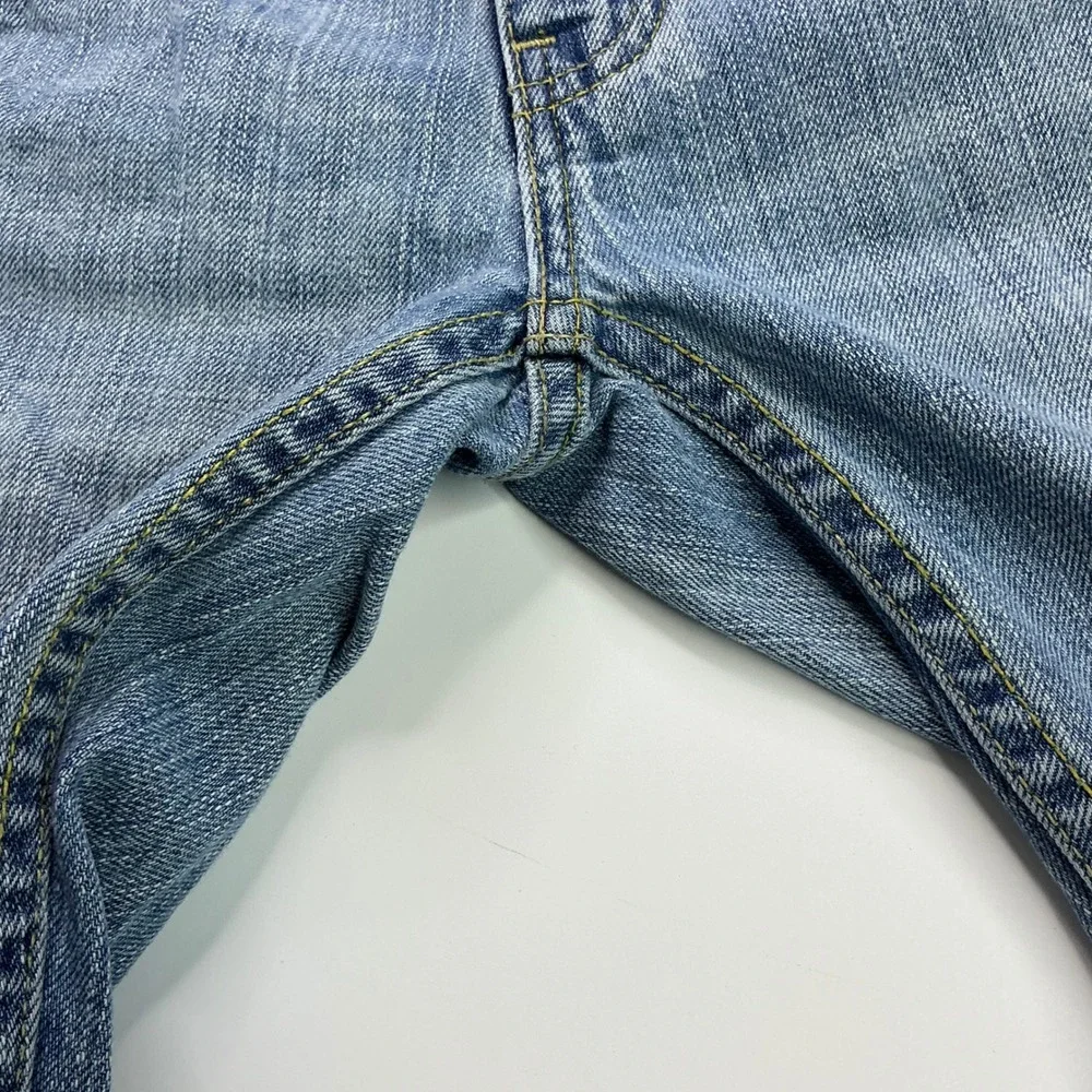 Denizen Light Blue Straight Fit Jeans Kids Size 10 Regular Adjustable Waist